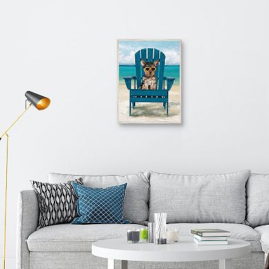 Masterpiece Beach Club Beauties II Framed Canvas Art
