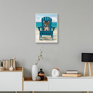 Masterpiece Beach Club Beauties II Framed Canvas Art