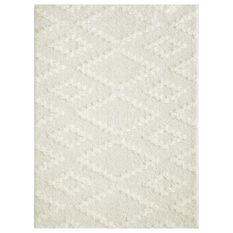 Loomaknoti Vemoa Aslayn 2  x 3  Cream Geometric Indoor Runner Rug