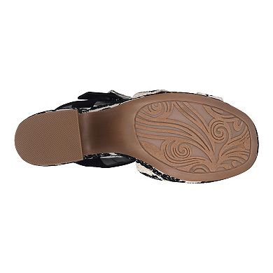 Impo Ozella II Women's Embroidered Platform Sandals 