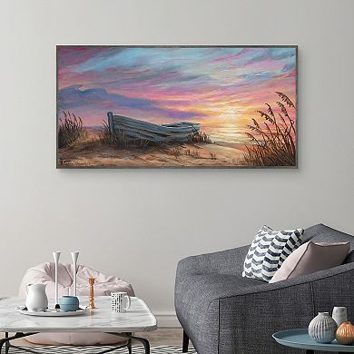 Master Piece Beached by Campbell Frost Framed Print