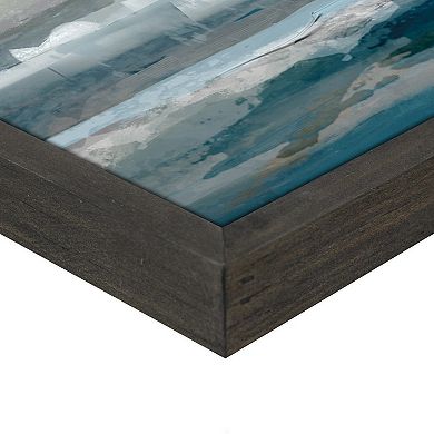 Masterpiece Seaside Flight II Framed Canvas Art