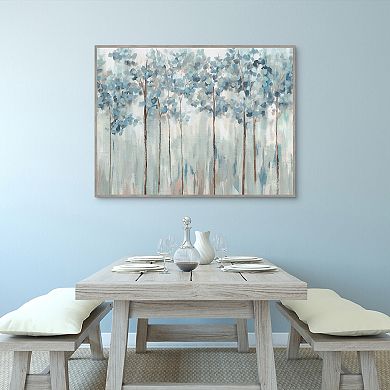 Master Piece Blue Forest by Ian C Framed Canvas Art