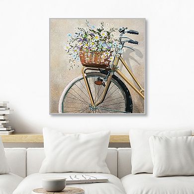 Master Piece Garden Bike by Studio Arts Framed Print