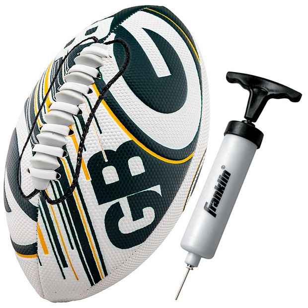 Franklin Sports NFL Greenbay Packers Football - Youth Football - Mini 8.5 Rubber Football - Perfect for Kids - Team Logos and Colors!