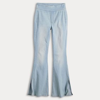 Juniors' SO® High Rise Pull On Flare Pants