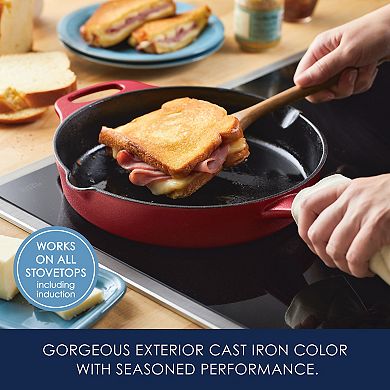 Rachael Ray NITRO 10-in. Cast-Iron Skillet