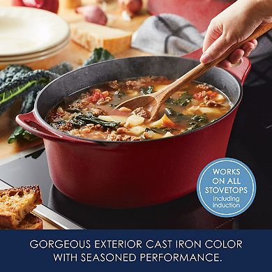 Rachael Ray NITRO 6.5-qt. Cast-Iron Dutch Oven