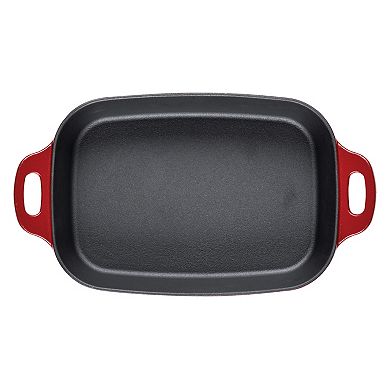 Rachael Ray NITRO 9" x 13" Cast-Iron Roasting Pan