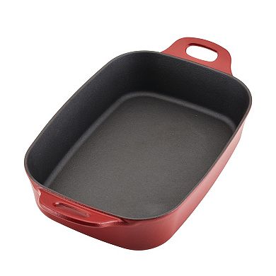 Rachael Ray NITRO 9" x 13" Cast-Iron Roasting Pan