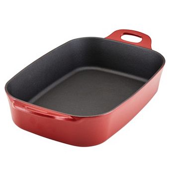 Rachael Ray NITRO 9" x 13" Cast-Iron Roasting Pan