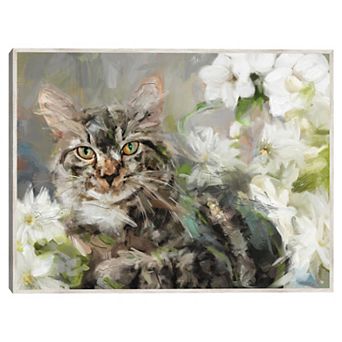 Masterpiece Jolis Chats I by StudioArts Framed Print