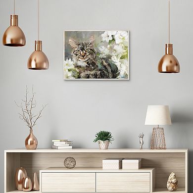 Masterpiece Jolis Chats I by StudioArts Framed Print