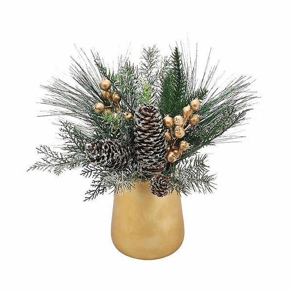 St. Nicholas Square® Botanical Gold Berries Artificial Plant Table Decor