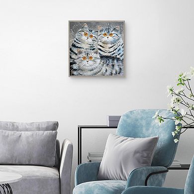 Masterpiece Saphy, Oakley, and Oscar Framed Print