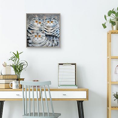 Masterpiece Saphy, Oakley, and Oscar Framed Print