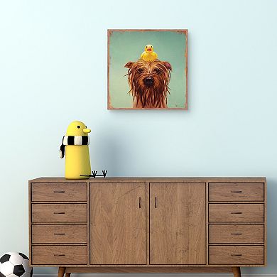Masterpiece Bath Time by Lucia Heffernan Framed Print