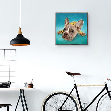 Masterpiece PJ Pups II Framed Canvas Print