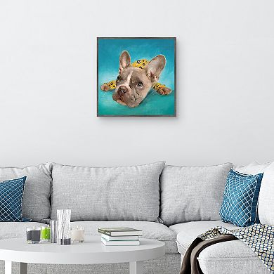 Masterpiece PJ Pups II Framed Canvas Print