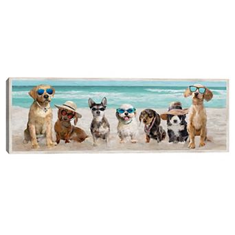 Masterpiece Dog Days of Summer Framed Canvas Print