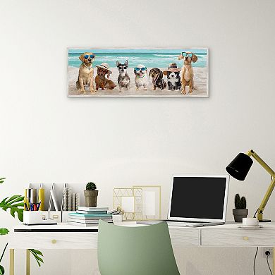 Masterpiece Dog Days of Summer Framed Canvas Print