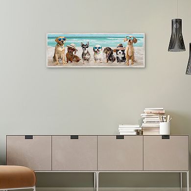 Masterpiece Dog Days of Summer Framed Canvas Print