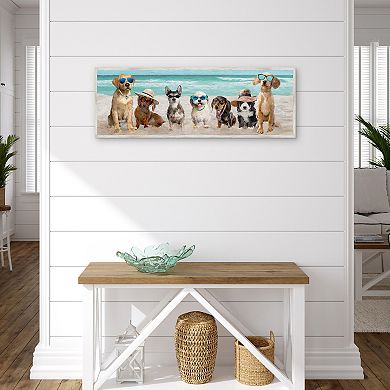 Masterpiece Dog Days of Summer Framed Canvas Print