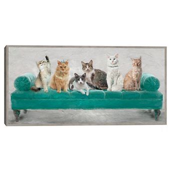 Masterpiece Diva Divan Framed Canvas Print