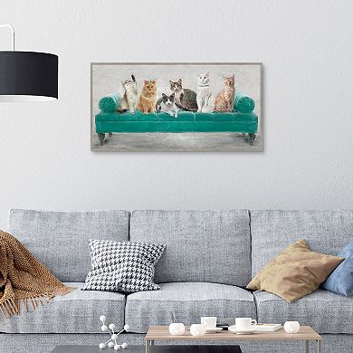 Masterpiece Diva Divan Framed Canvas Print