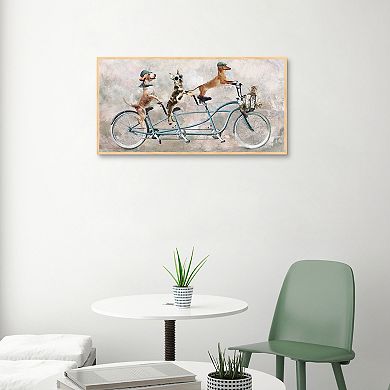 Masterpiece Tandem Framed Canvas Print