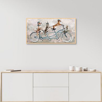 Masterpiece Tandem Framed Canvas Print