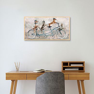 Masterpiece Tandem Framed Canvas Print