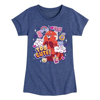 Disney / Pixar's Turning Red Girls 7-16 Too Cute Graphic Tee