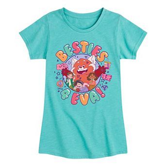 Disney / Pixar's Turning Red Girls 7-16 Besties 4 Eva Graphic Tee