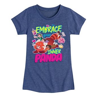 Disney / Pixar's Turning Red Girls 7-16 Inner Panda Graphic Tee