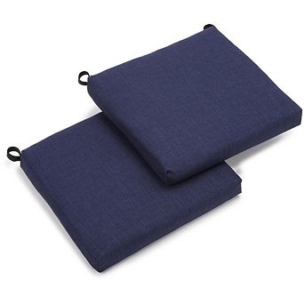 Blazing Needles 20-inch by 19-inch Spun Polyester Chair Cushion (Set of Two)