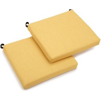 Blazing Needles 20-inch by 19-inch Spun Polyester Chair Cushion (Set of Two)