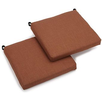 Blazing Needles 20-inch by 19-inch Spun Polyester Chair Cushion (Set of Two)