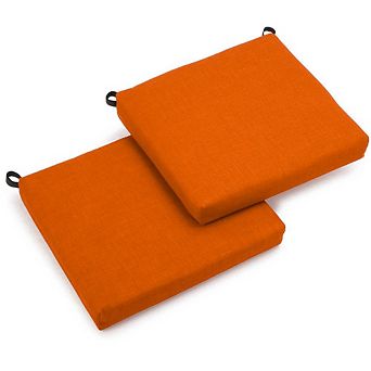 Blazing Needles 20-inch by 19-inch Spun Polyester Chair Cushion (Set of Two)