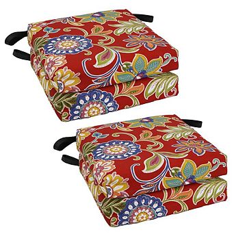 Blazing Needles Set of 4 Outdoor Chair Cushions