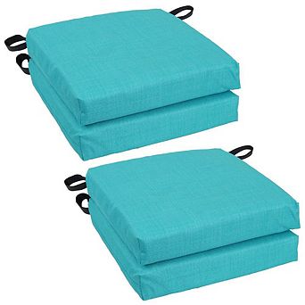 Blazing Needles Set of 4 Outdoor Chair Cushions