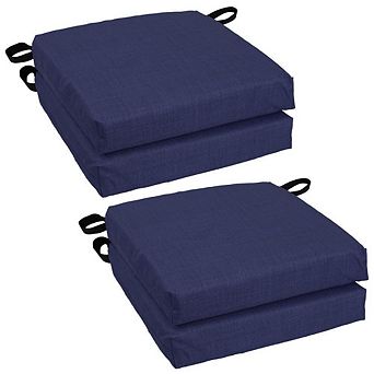 Blazing Needles Set of 4 Outdoor Chair Cushions