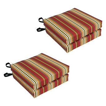 Blazing Needles Set of 4 Outdoor Chair Cushions