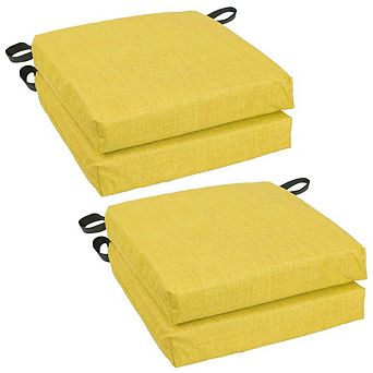 Blazing Needles Set of 4 Outdoor Chair Cushions