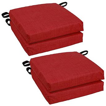 Blazing Needles Set of 4 Outdoor Chair Cushions