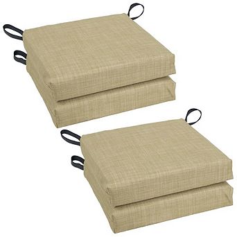Blazing Needles Set of 4 Outdoor Chair Cushions