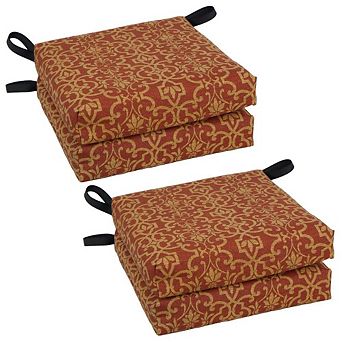 Blazing Needles Set of 4 Outdoor Chair Cushions