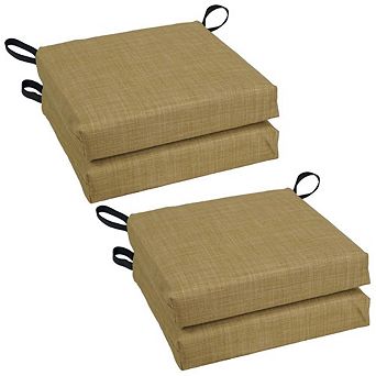 Blazing Needles Set of 4 Outdoor Chair Cushions