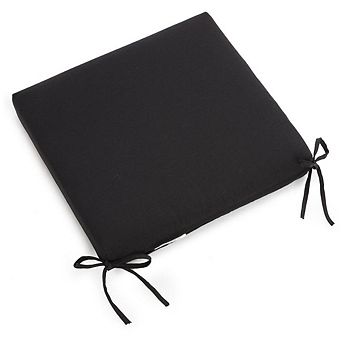 Blazing Needles 20-inch by 19-inch Twill Chair Cushion