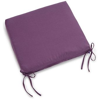 Blazing Needles 20-inch by 19-inch Twill Chair Cushion